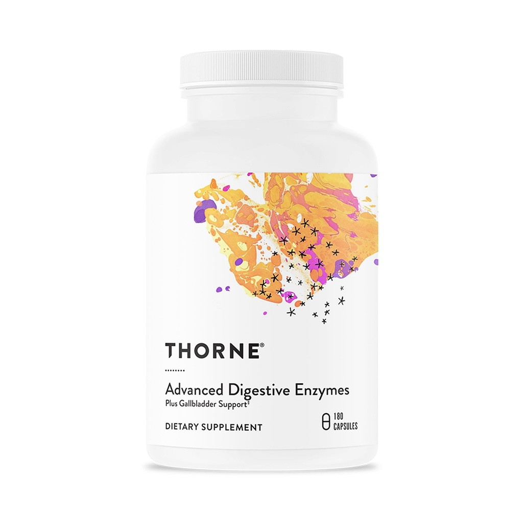 THORNE - 高度な消化酵素 - 消化酵素のブレンド - ペプチドと腸の健康サポート、Ox Bile&Pancreatin * - 90 サービング
