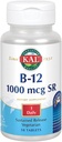KAL B-12 1000 mcg サステンドリリース | ヘルシー・メタボリズム・エネルギー・ネルブ・レッド・ブラッドセルサポート | ベジタリアン | ラボ検証 | 50錠