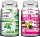 GreeNatr純粋なMoringa Oleifera for Mood Enhancement Plus Menopause Support Complex for Hot Flashes, Night Sweats & Mood Swings救済