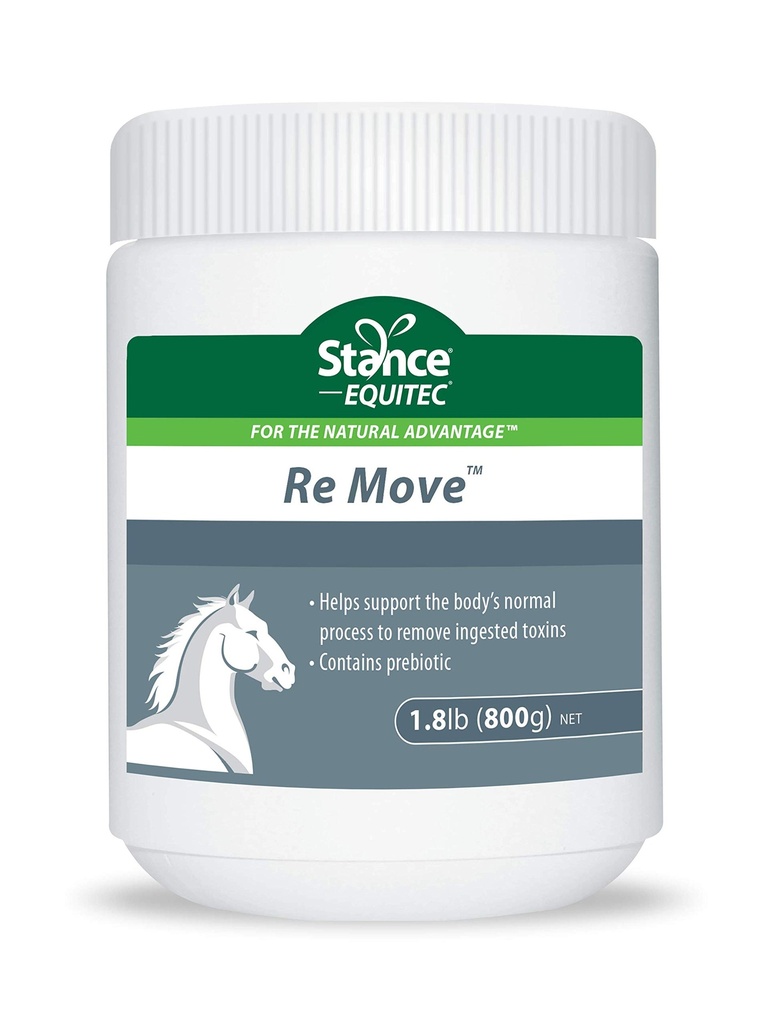 Stance Equitec Re Move - 馬は、摂取された毒素を除去するために、体の正常なプロセスをサポートし、プロバイオティクスが含まれています - 1.5ポンド