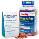 株式会社タイムキャップ LABS 時機を得たIbuprofen 200mg 1000のタブレット-痛みの軽減のタブレットおよびレバーの減力剤-頭痛の軽減のために、月経の痛み、筋肉痛、関節炎の苦痛及びボディ痛み