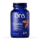 Ora Organic Hair, Skin, Nails Support - BeYouTiful - 健康な髪と肌のためのビタミンBと藻エキスの美のサプリメント - 60ビーガンカプセル