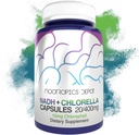 ノトropics Depot NADH + Chlorophyll 10mg カプセル | ニコチンアミド アデニン ディンクレオチド 20mg | Chlorella vulgaris (Broken Cell) 400mg |エネルギー、警戒、精神的明快さ、および健康な老化、90 カウント