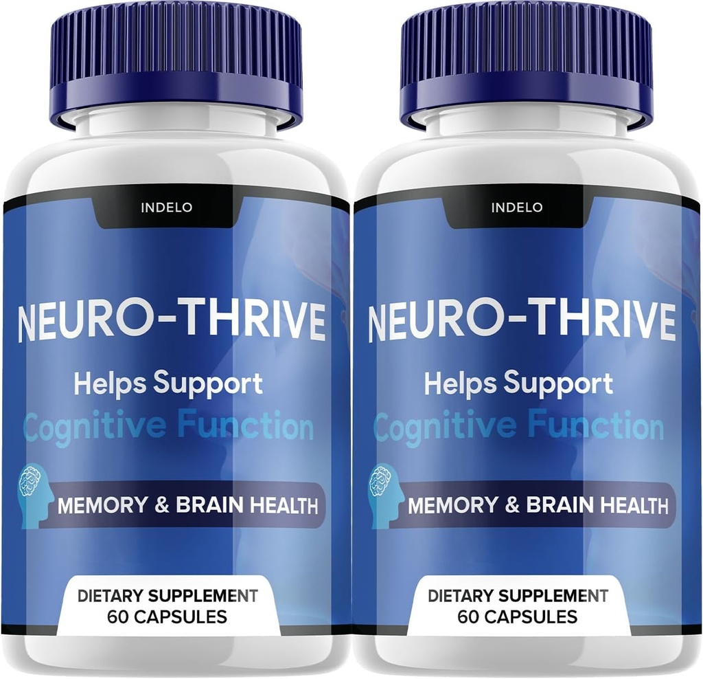 (2パック) Neuro Thrive Brain Supplement、Neuro Thrive for Memory Formula、Neuro-Thrive PQQQ、脳フォグ神経由来認知機能NeuroThrive Reviews(120カプセル)