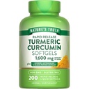 Nature's Truthターメリッククルクミンコンプレックスサプリメント | ブラックペッパーエキス、ジンジャー&アストラガルスで | 200 Rapid Release Softgels | 非GMOとグルテンフリー