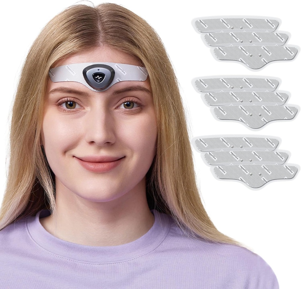 HeadaTerm-2 Migraineの救助装置e-TNSの技術の片頭痛のための再充電可能なヘッド帽子の処置、薬物なし、臨床的に証明される、速い行為、副作用無し(1* HeadaTerm 2 +9*Electrodes)