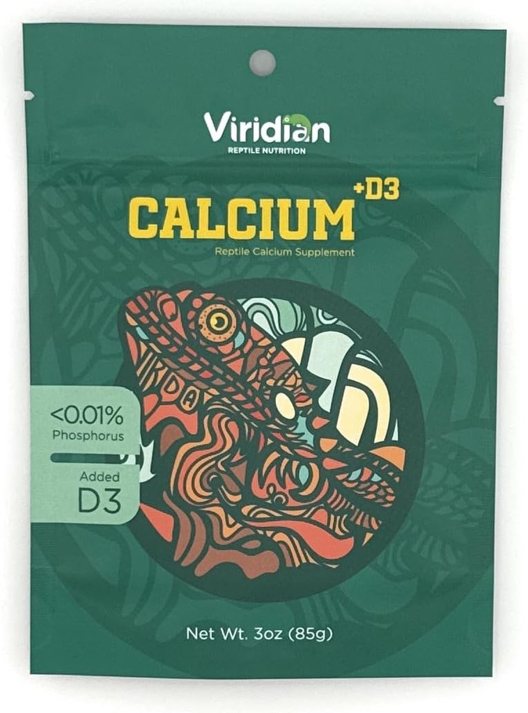 Viridian Reptile - D3 (3のOunces)の爬虫類のカルシウム補足