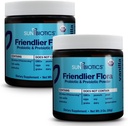 SUNBIOTICS Friendlier Flora - プレバイオティック&プロバイオティックパウダー 女性&男性用20ビリオンCFUの4プロバイオティックストレーナー、免疫システム&バランスマイクロバイオム - バニラ、(パッケージ 2)