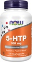 NOWサプリメント、5-HTP(5-ヒドロキシトリプトファン)100mg、Neurotransmitterサポート*、120ベジカプセル