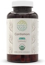 HerbEra Cardamom USDA Organic 120カプセル | 天然ハーブサプリメント | 認定オーガニック ベジタリアンカプセルとオーガニック カルダモン(Elettaria cardamomum) ドライポッド(120カプセル)