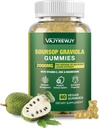 Soursop Graviola Gummies - 2000mgの余分な強さのSoursopの葉のエキス、ビタミンC、亜鉛及び免除のための全自然な食糧、ビーガン、60のガミー