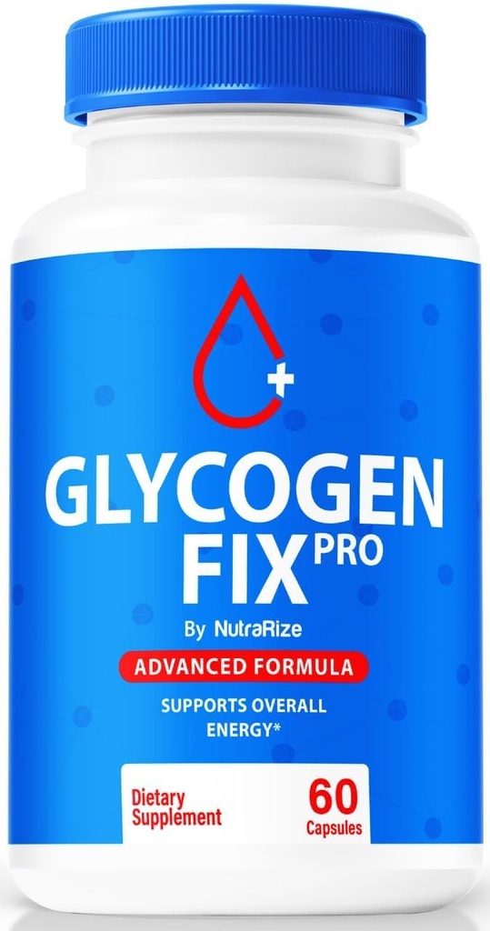 NutraRize Glycogen Fix Proカプセル、オールナチュラルブラッドサポートフォーミュラ、健康的なライフスタイルをサポートし、安定したレベルを維持するためのプレミアムサプリメント、公式GlycogenFix Proレビュー(60カプセル)