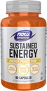 NOW Foods Sports、Sustained Energy Production* メンタルアラート* ビタミンB90ベジカプセル付きサステンドリリースカフェイン