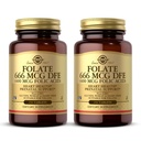 Solgar Folate 666 mcg DFE (Folic acid 400 mcg) - 250 錠, パック 2 - Prenatal サポート - Non-GMO, 完全菜食主義者の, グルテンフリー, 酪農場無料, Kosher - 500 総サービング