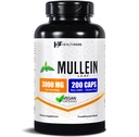 Healthfare Mullein リーフエキス 3000mg | 200 ビーガンカプセル | 余分な強さの草の補足 | サポートウェルネス & バランス | 非GMO、グルテンフリー | アメリカ製
