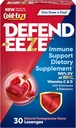 Defend-EEZE免疫サポート栄養補助食品ロゼンジ、エキナセア&エルダーベリー、ザクロフレーバー、30ロゼンジと、亜鉛、ビタミンC&Dの100%毎日の値
