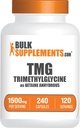 BulkSupplements.com TMGカプセル - Betaine Anhydrous、TMGサプリメントとしてのTrimethylglycine - Gluten無料、サービングあたりの2カプセル(1500mg)、240カウント(パッケージ1)