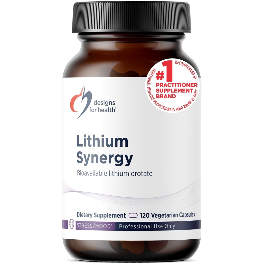 健康のリチウム シナジーのための設計 - TMG + B12 Methylcobalamin の 5mg のリチウム オロット酸塩 - Bioavailable 気分 + メチル化サポート補足、非 GMO + ベジタリアン (120 カプセル)
