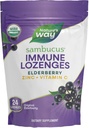 Nature's Way Sambucus Immune Lozenges、亜鉛+ビタミンC、ブラックエルダーベリーエキス、USDA認定オーガニック、オリジナルベリー風味、24ローゼンジ(パッケージ5月Vary)
