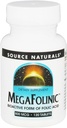 源のNaturals MegaFolinic 800mcgの生物活動的な葉酸、頭脳及び細胞の健康- 120のタブレット