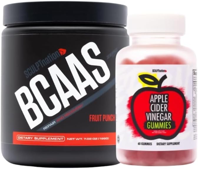 VシュレッドBCAAパウダーとApple Cider Vinegar Bundleによる彫刻Nation