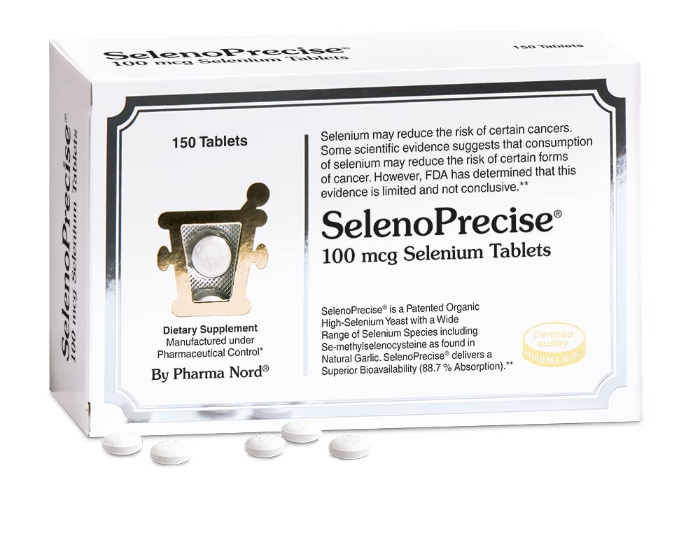 ファーマ・ノルド・セレン 100mcg | セレノプレシズ | 甲状腺機能強化・免疫系・抗酸化保護・心の健康 | 89.7% 吸収 | 150錠
