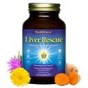 HealthForce SuperFoods Liver Rescue - 自然な肝臓のクレンジング - 乳牛とタンポポロンの根付き - グルテンフリー&ビーガン - 120カプセル