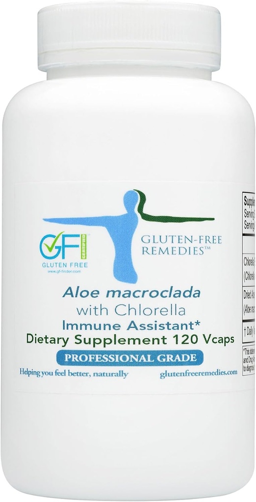 クロレラ付きアロエマクロクラダ - 500mg - 120カプセル