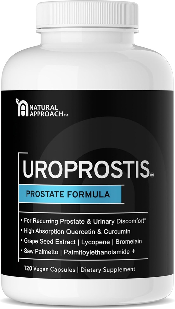 UROPROSTIS - 高効力の前立腺サポートコンプレックス - 前立腺の慰めのための男性の健康の方式 - ソーパルメットを含む13の原料のブレンド - ビーガン&グルテンフリーのプレミアムサプリメント - 120カプセル