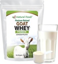 Z Natural Foods Goat Whey Protein Powder Concentrate - Undenatured, Unflavored, Pasture Raised Whey - Clean Goat Protein Powder with Vital Proteins for Weight Management, Immune Support, Fitness, 1 lb