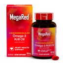 Omega-3のKrillオイル350mgのSoftgels、MegaRed (びんの60の計算)、EPA及びDHA Omega-3の脂肪酸は魚油とは違って、酸化防止アスタキサンチンを含んでいます