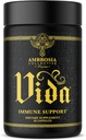 Ambrosia Vida免疫サポート、エルダーベリー、ビタミンC、ビタミンD、亜鉛サプリメント、免疫システムブースター(60カプセル)