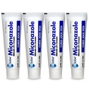 グローブ (4 パック) Miconazole Nitrate 2% Antifungal クリーム、カーブほとんどの選手のフィート、Jock Itch、Ringworm および多く。 1 の OZ の管