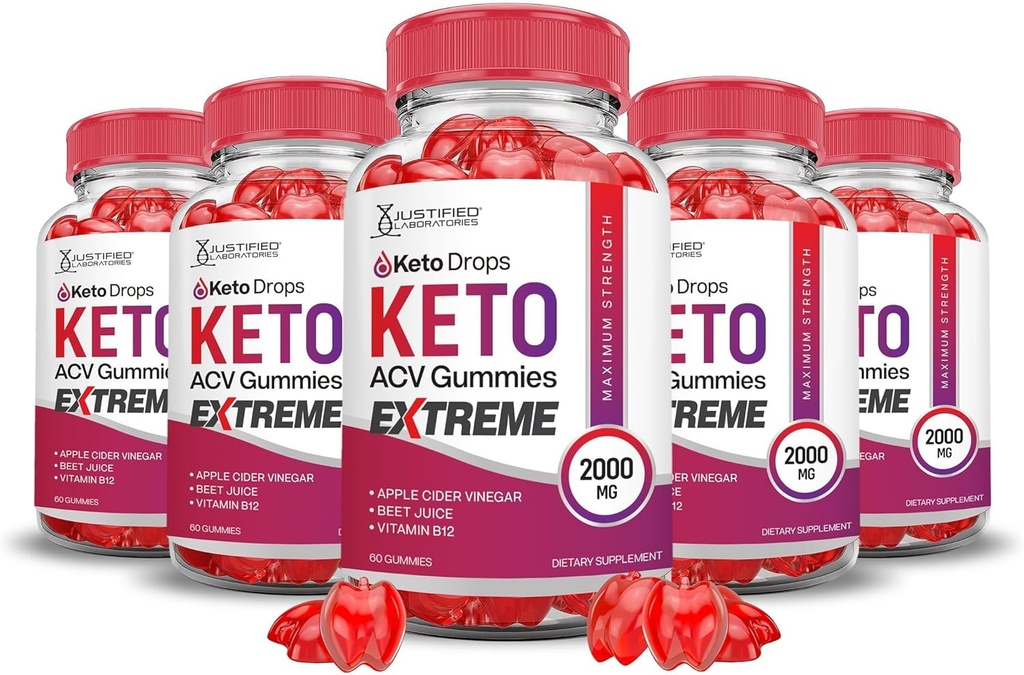 正当な実験室(5のパックのKetoはKeto ACVのグミーの極端2000MG Ketoの低下KetoのグミーのPomegranateのビート ジュースの粉B12のビーガン非GMO 300のGummysの高度の方式のAppleのサイダーのヴィンガーを落とします