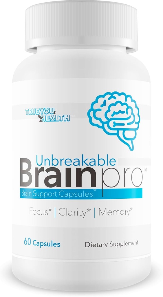 Unbreakable Brain Pro - Our Best Brain Support Supplement - Premium Brain Memory Support - Natural Brain Health Support - Brain Support for Women & Men - Brain Support Supplements for Memory and Focus