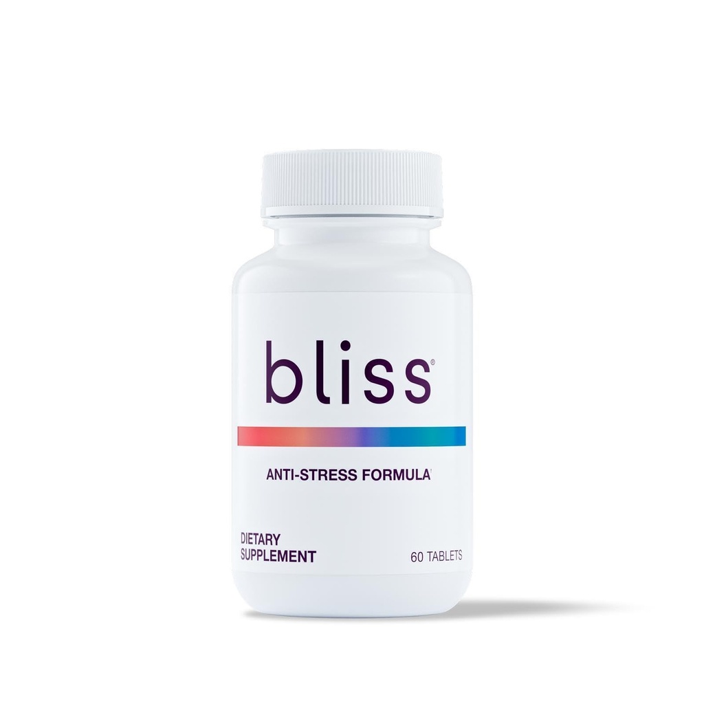 Blissの草のストレス サポート – アダプトゲン錠とアダプトゲン錠 アシュワガンダ, ロディオラ & L-テアニン – カルムを促進します, 気分のバランス & メンタルクラリティ – ビーガン & グルテンフリー – 60 錠