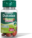 Dulcolax Saline Laxative Chewy フルーツ ビット、高速作用の Laxative 及び穏やかな便秘の救助、チェリーの果実味、酸化マグネシウム 600 の mg、30 の計算