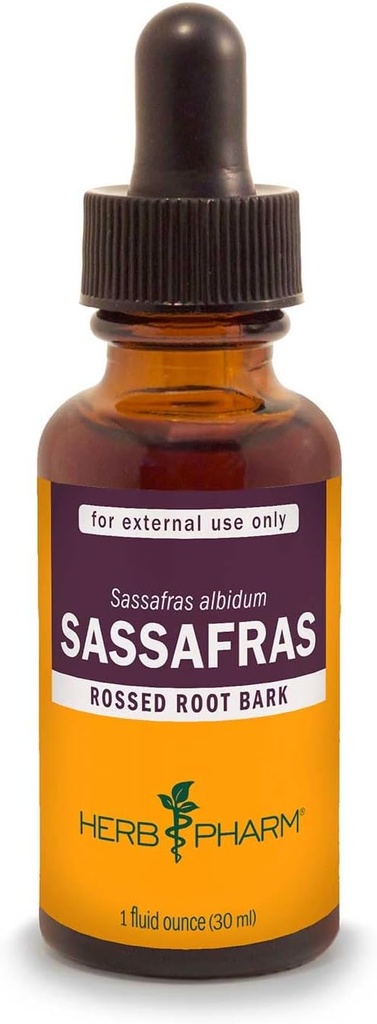 Herb Pharm Sassafrasの根の樹皮の液体のエキス、1つのFl Oz