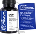 ナド+ 男性1000mg、Resveratrol、CoQ10、L-Citrulline及びMacaの根が付いているNAD+のための補足–男性のための細胞エネルギー、健康な老化サポート、酸化防止、ニトリオキサイドの前立腺の健康– 60のカプセル