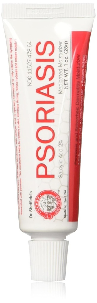 乾癬2%サリサイク酸、薬用保湿剤、1.0オズ