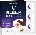 大人のための眠りパッチ | メルトニンとバレリアンで簡単眠りパッチ | リラックス&ウェイクアップリフレッシュ | 長期滞在 男子と女性の快適 | 42 パッチ