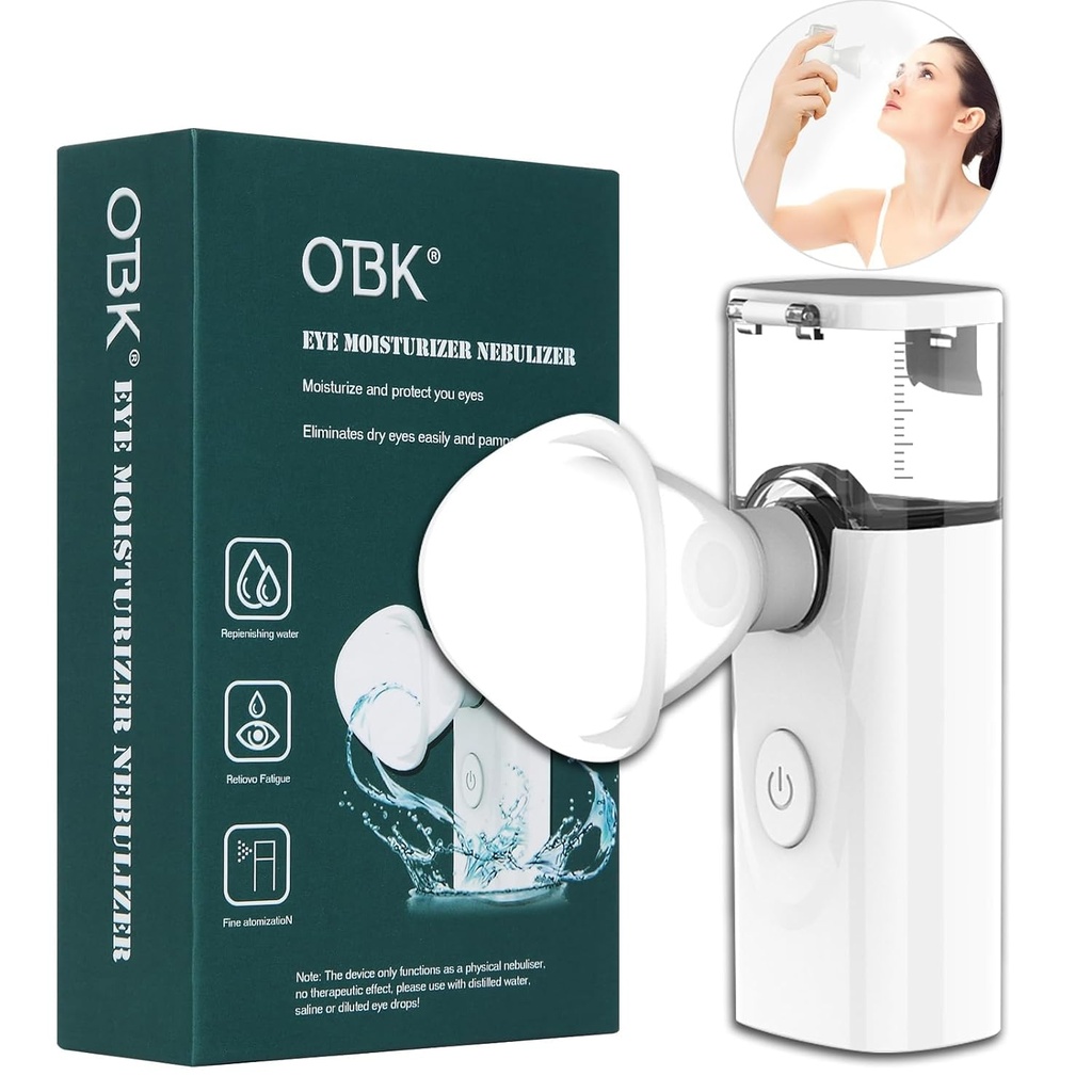 OTBKナノミスト、目と顔の加湿、ドライアイ蒸気療法、コールドミストセラピー、ホットコンプレッションが必要なホットコプレスは、熱水、使いやすい、運ぶのに便利です