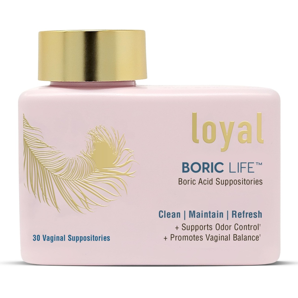 Loyalのホウ素の生命-ホウ素の酸の腟の坐骨 - 600mg -サポート臭気制御-腟のバランスを促進して下さい- Soothesの不快感-米国製- 30の計算