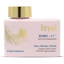Loyalのホウ素の生命-ホウ素の酸の腟の坐骨 - 600mg -サポート臭気制御-腟のバランスを促進して下さい- Soothesの不快感-米国製- 30の計算