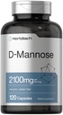 ホアハチ D-Mannose | 2100mg | 120カプセル | 最大の効力 | 非GMO&グルテンフリーサプリメント
