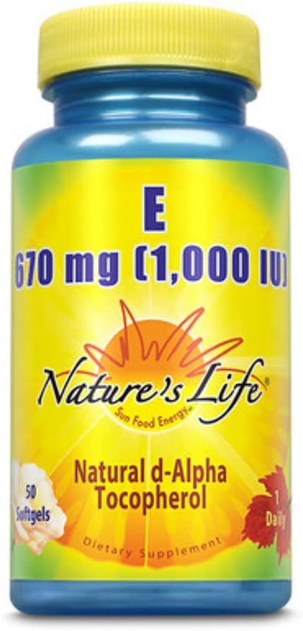 ネイチャーズライフビタミンE 1,000 IU | 50 ct