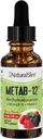 ビタミンD - Metab-12 Methylcobalamin 2500 mcg B12 メタボリズム、エネルギーおよび免疫サポートのためのSublingual低下 - ベリー風味1 fl oz