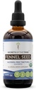 Fennel Seed USDA Organic Tincture | アルコールフリーエキス、高周波ハーブドロップ | 100%認定オーガニックフェンネル(Foeniculum vulgare)ドライシード(4 Fl Oz(Pack of 1))製