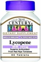 LYCOPENE、最高の強さ、25のmgの21世紀のヘルスケアによるTriple VALUEのパック(3X 60 TABLETS)
